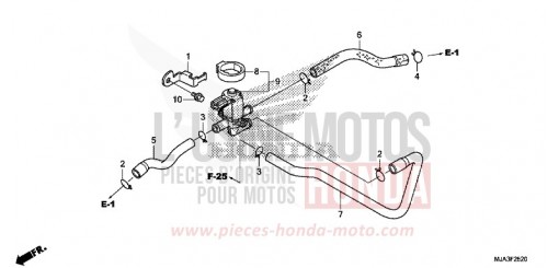 AIR INJECTION VALVE (VT750C/C2S/CA/CS) VT750C2SD de 2013